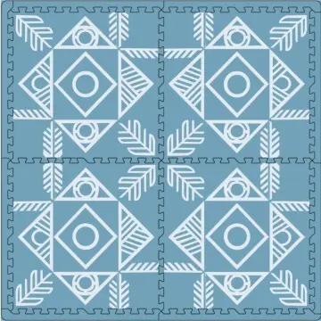 HONLOY's new color-printed EVA foam floor mat - modern and simple interlocking floor mat