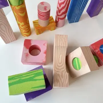 Factory direct sales Educational Learning Diy Toys  Colorful Eva Foam Building Blocks for Kids Toys