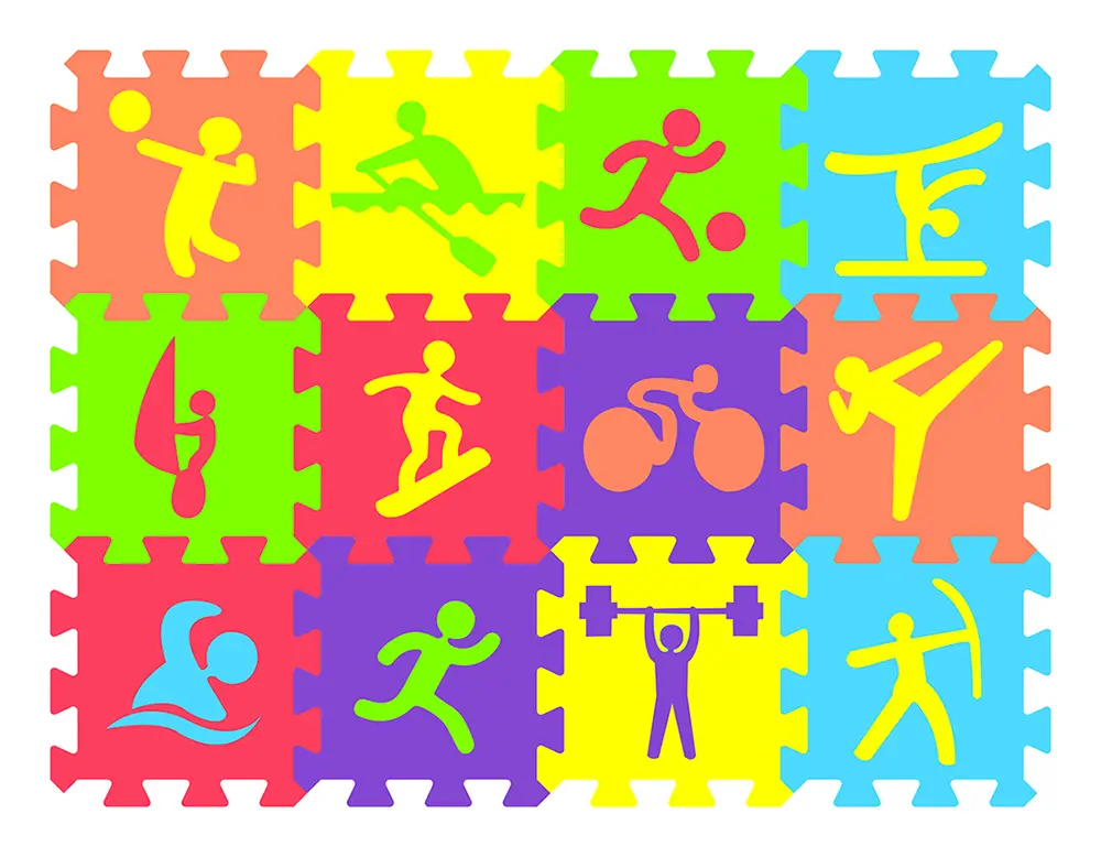 New Arrival: Eco-Friendly EVA Foam Play Mats with Sports Icons – Learn & Play!